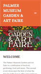 Mobile Screenshot of palmergardenandart.org